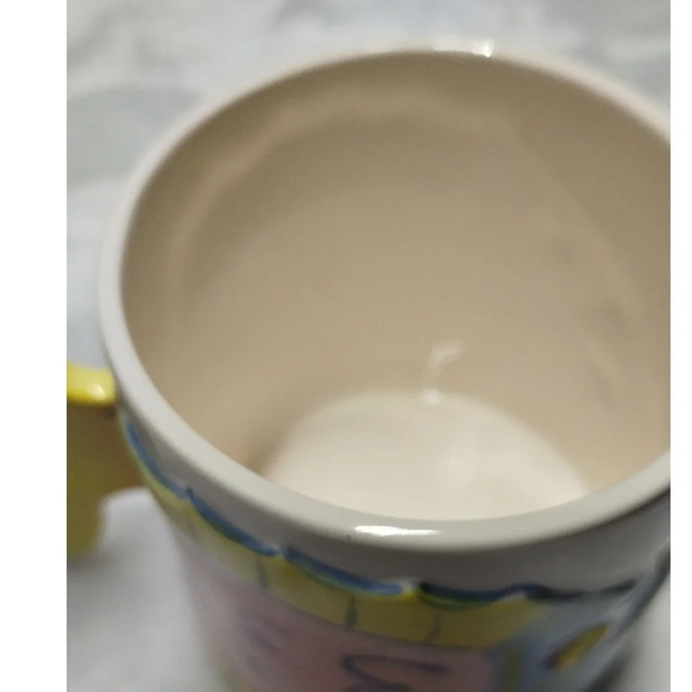 Pier‎ 1 Novelty Fish Mug Handcrafted Japan Unique Handle Coffee Tea Cup